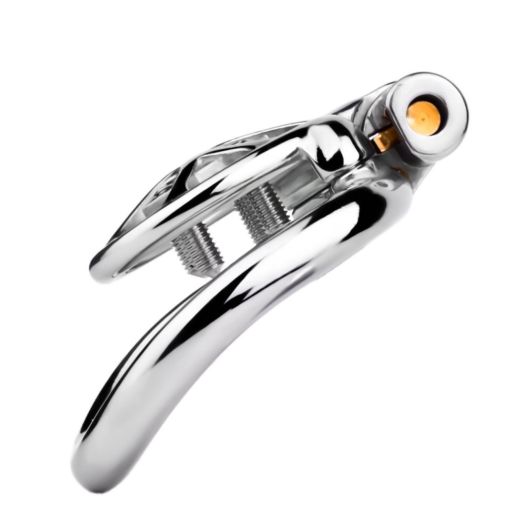 FRRK-247 Flat Cock Chastity Cage with Removable Determination Spikes
