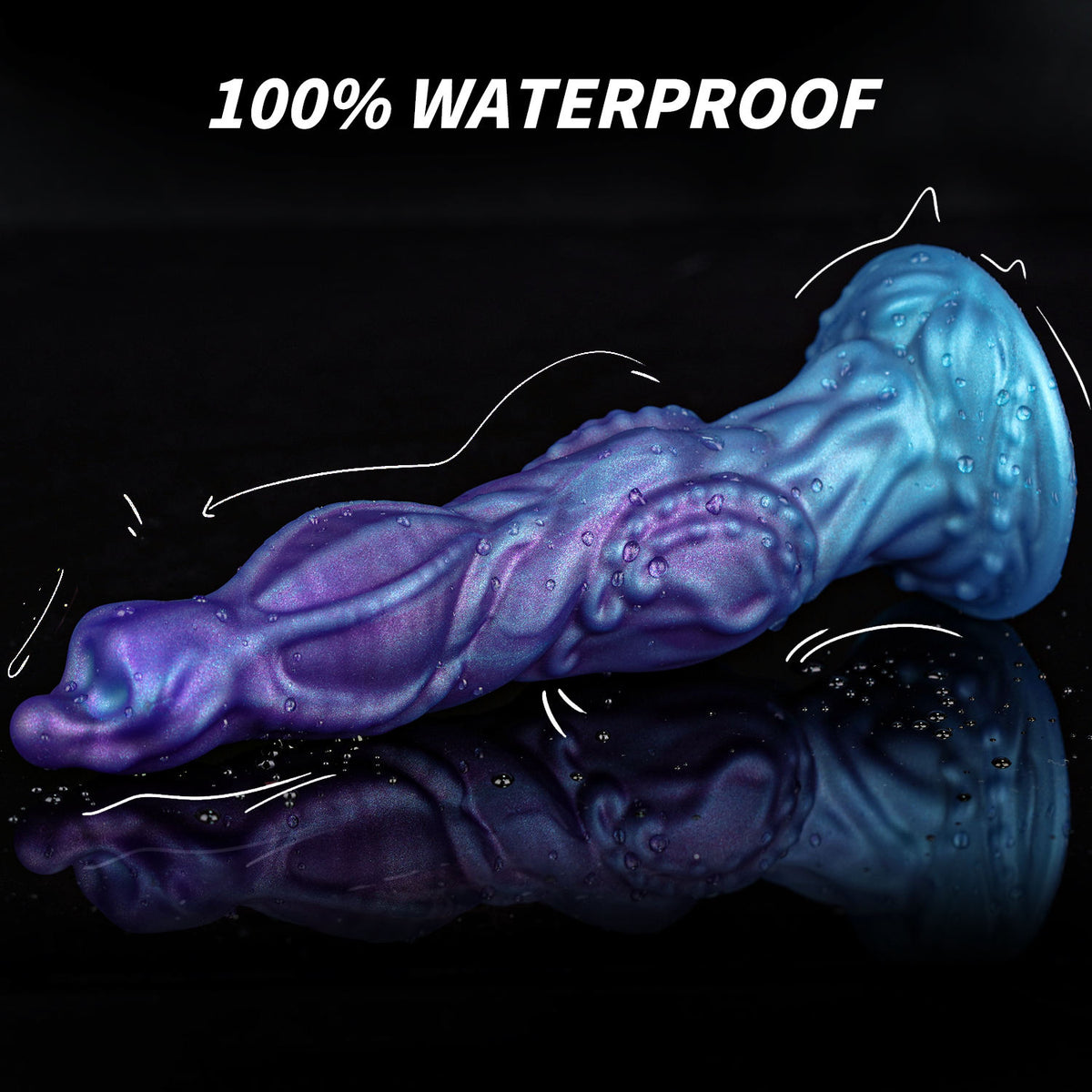 Veydrak™ Premium Silicone Knot Dildo