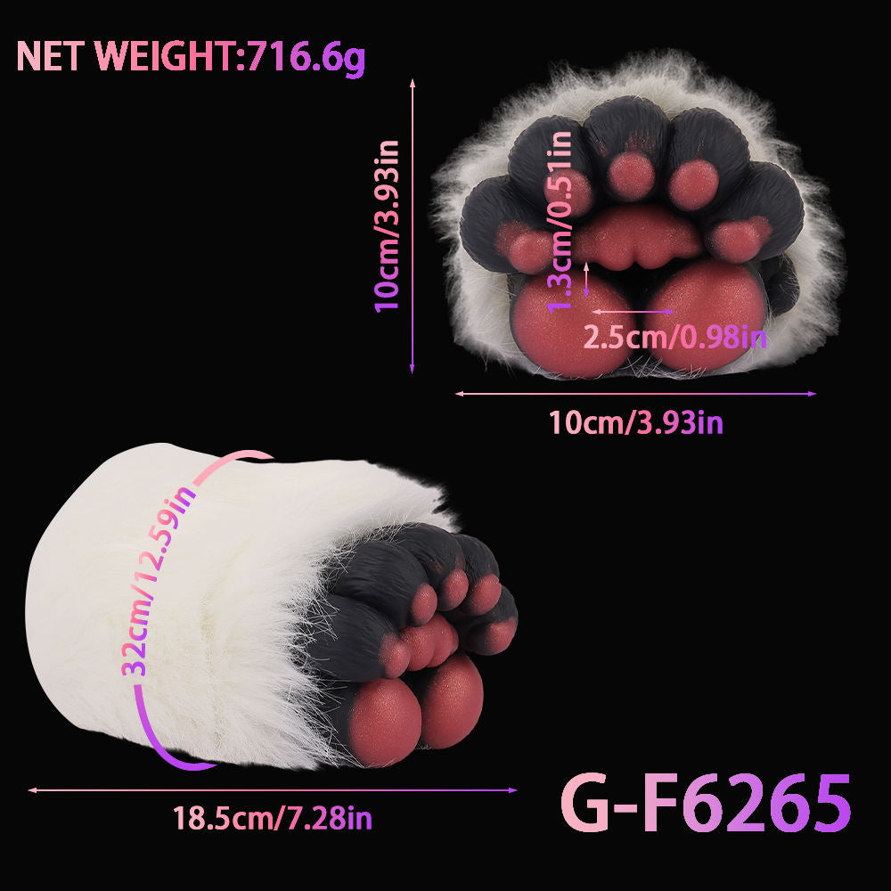 Plush Black Paws Male Masturbator
