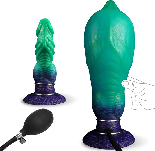 Inflatable Dildo Monster Knot Dildo, Fantasy Horse Inflatable Butt Plug