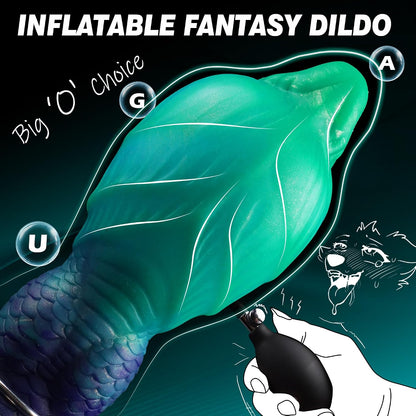 Inflatable Dildo Monster Knot Dildo, Fantasy Horse Inflatable Butt Plug