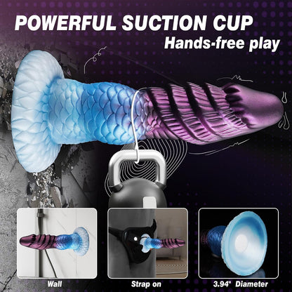 Inflatable Dildo Monster Knot Dildo, Fantasy Horse Inflatable Butt Plug