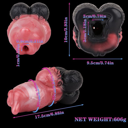 Dog Black-Red Male Masturbator
