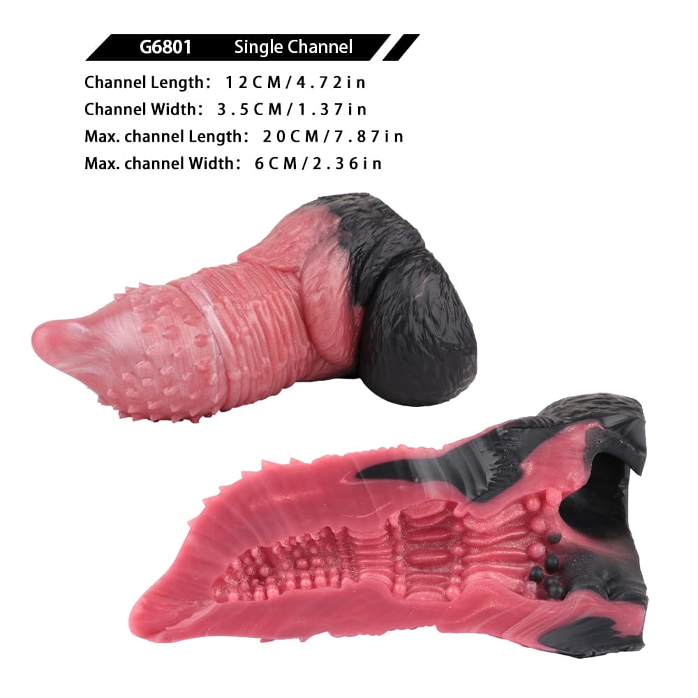 Tiger Black-Red Male Masturbator