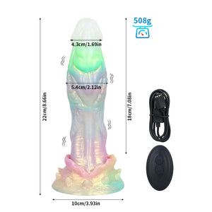 Wild Dog Luminous Electric Dildo | Glow-in-the-Dark Canine Fantasy Toy