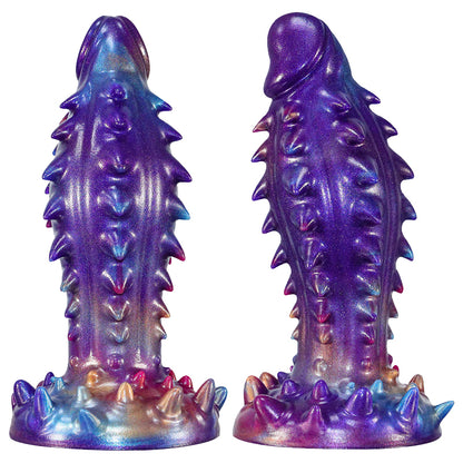 Thick Monster alien Barb Dildo with Suction up Soft Silicone Dildo