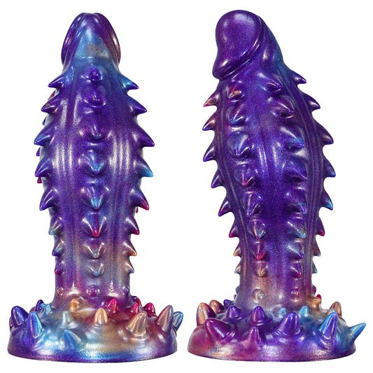 Thick Monster alien Barb Dildo with Suction up Soft Silicone Dildo