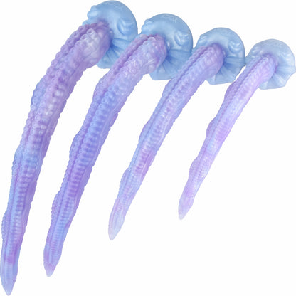 Eel Blue Oversized Tentacle Anal Plug