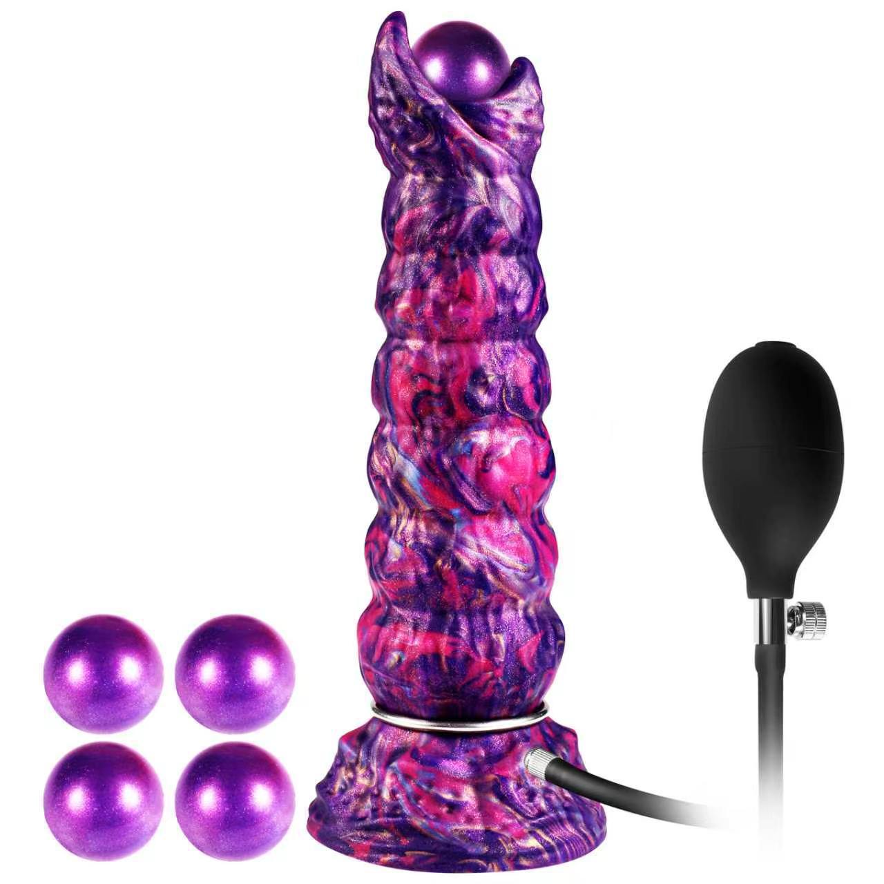 Darcy Inflatable Ovipositor Dildo（4 Eggs）