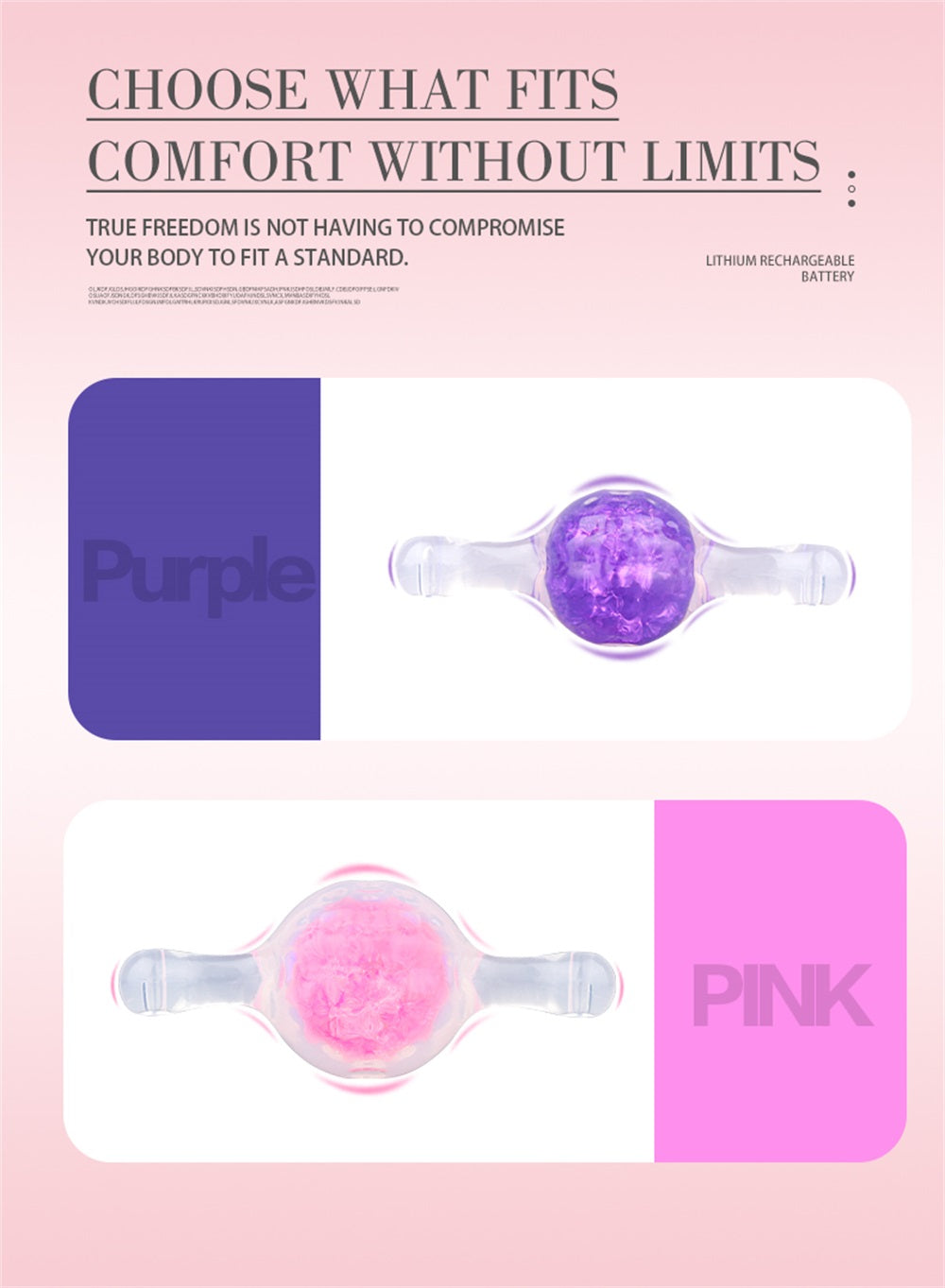 Colorful Crystal Ballgags