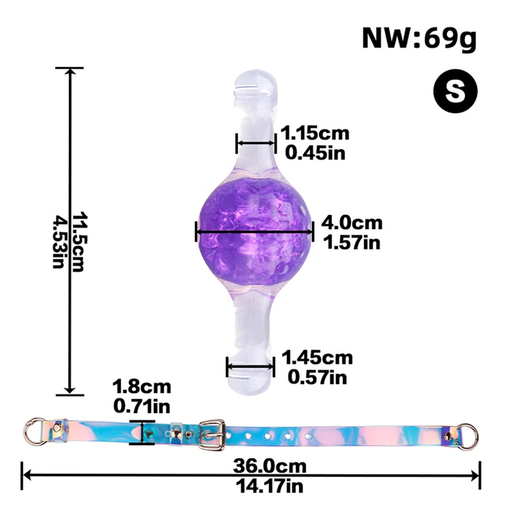 Colorful Crystal Ballgags