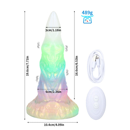Alien Luminous Electric Dildo | Glow-in-the-Dark Extraterrestrial Fantasy Toy