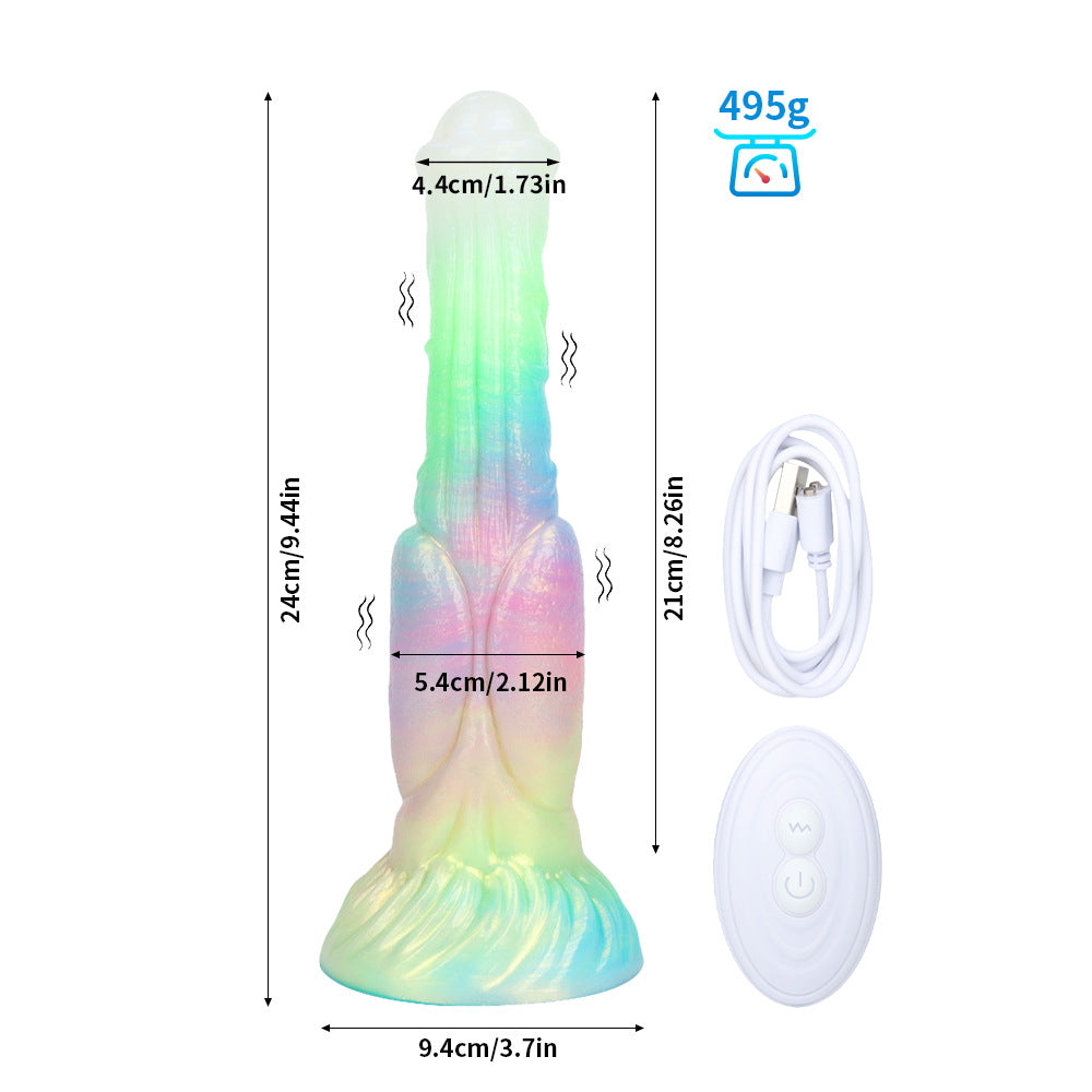 Horse Luminous Electric Dildo | Glow-in-the-Dark Equine Fantasy Toy