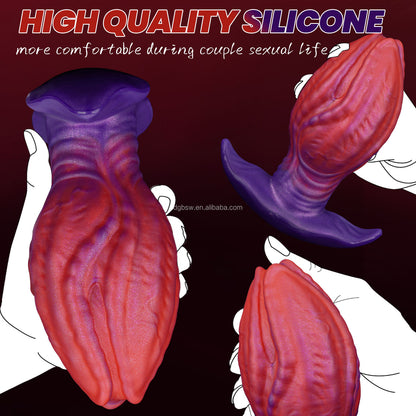 Alien Anal Dildo Giant Plug Wearable Butt Plug Silicone Anal Stretcher Knot Dildo Prostate Massager Fantasy Sex Toys for Women