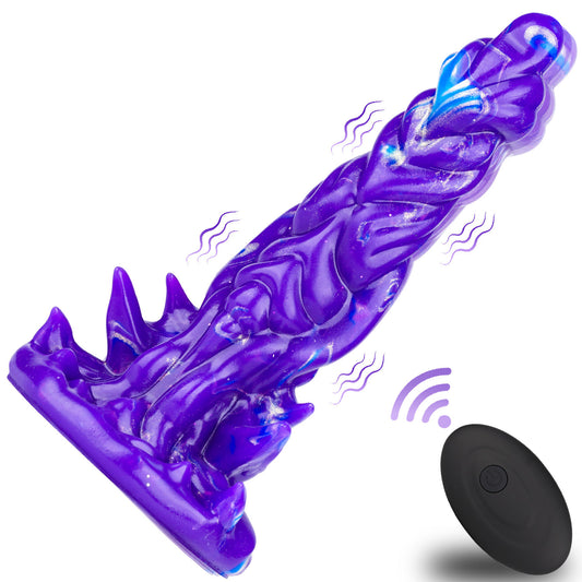 Zyvrenth™ Premium Silicone Vibrating Fantasy Dildo