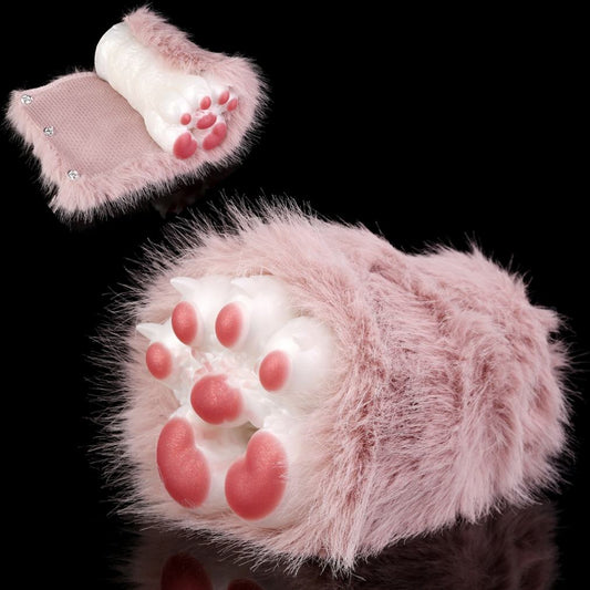 Plush White Paws Male Masturbator
