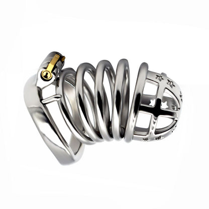 CB Lock Stainless Steel Metal Chastity Cage