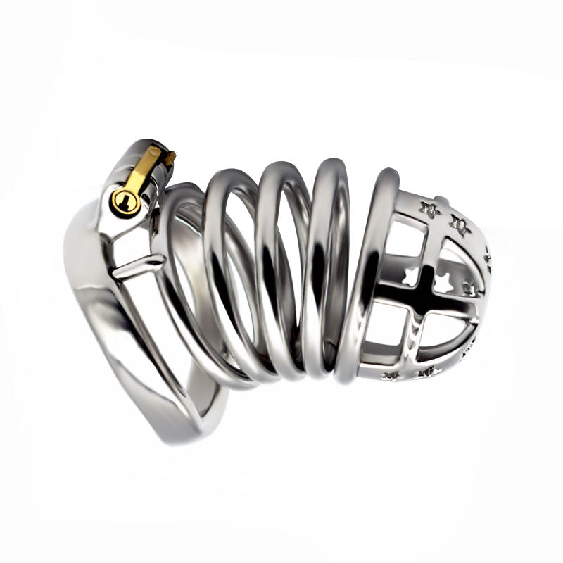 CB Lock Stainless Steel Metal Chastity Cage