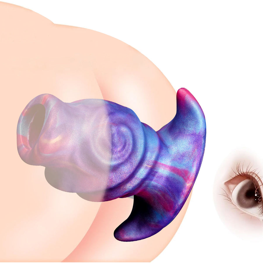 Hollow Expanding Silicone Butt Plug – Anal Trainer & Dilator