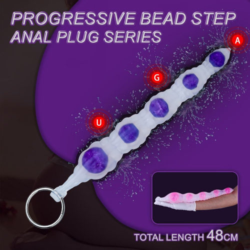 Eclipse Bead Wand - Progressive Bead Series — 48cm