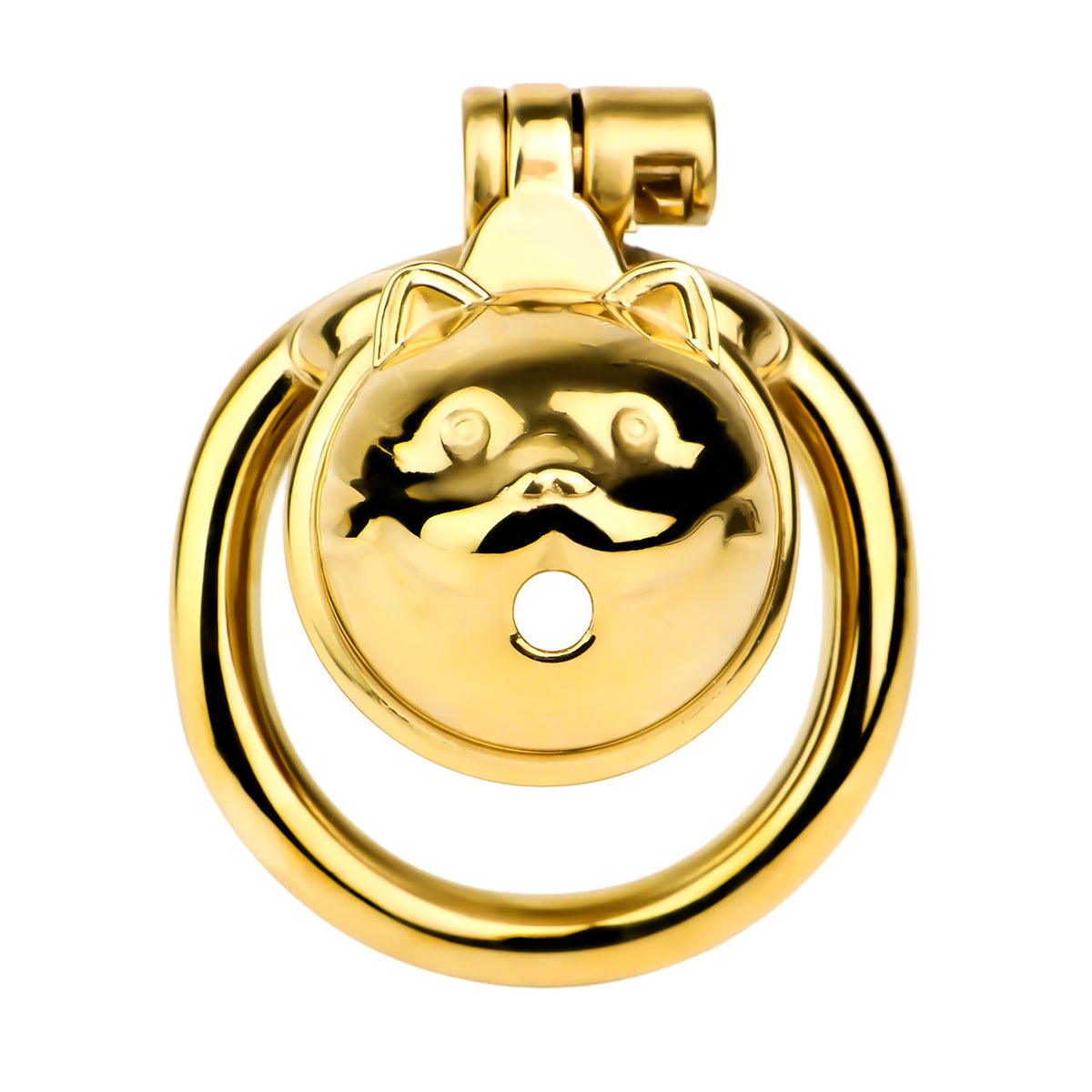 FRRK-245 Lucky Cat Gold Chastity Cage
