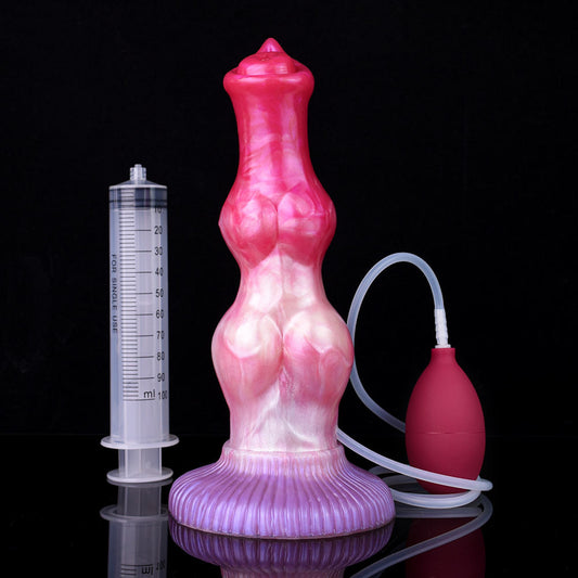 Stallion Pink Fantasy Air-Pump Dildo