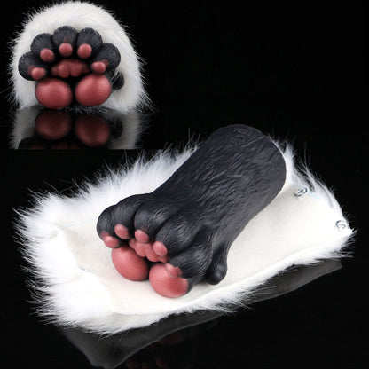Plush Black Paws Male Masturbator