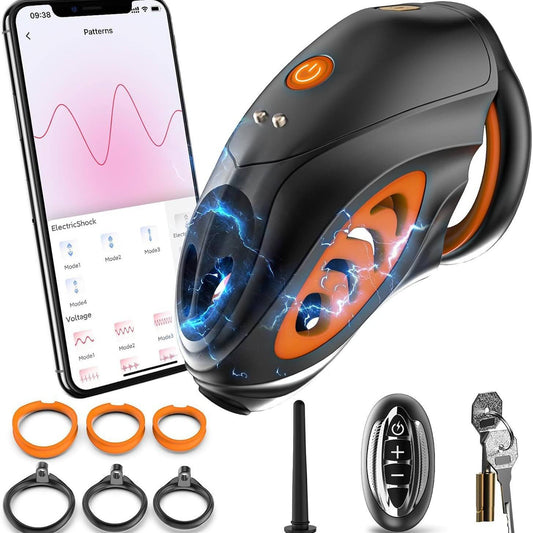Remote App-Control Chastity Cage – Smart Electro Stimulation Device