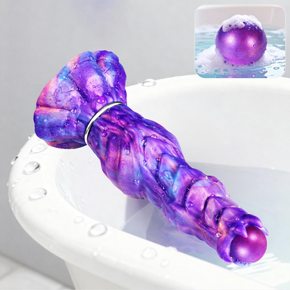 Alien Shape Silicone Anal Plug with Inflatable Air Pump Pressure Egg