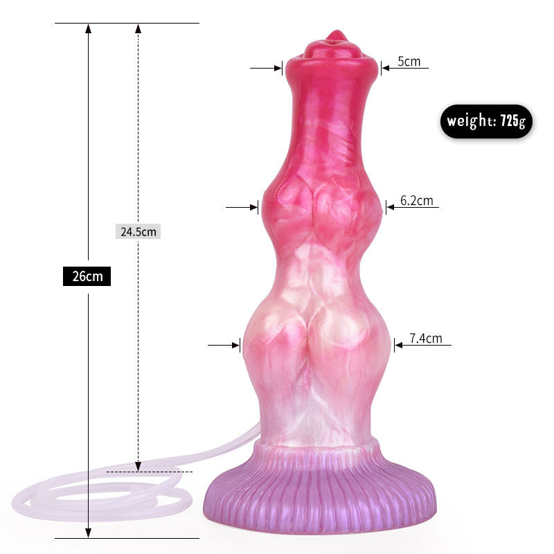 Stallion Pink Fantasy Air-Pump Dildo