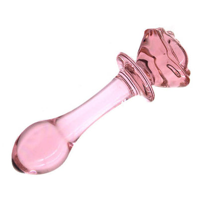 Rose Blossom Glass Wand