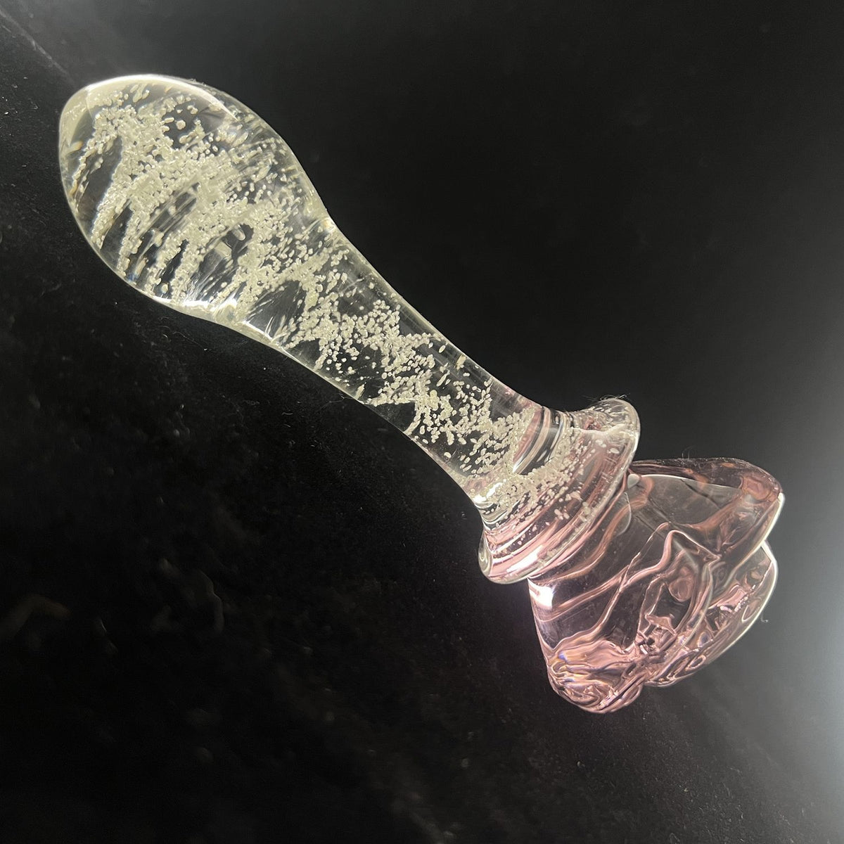 Green Glass Beaded Anal Plug