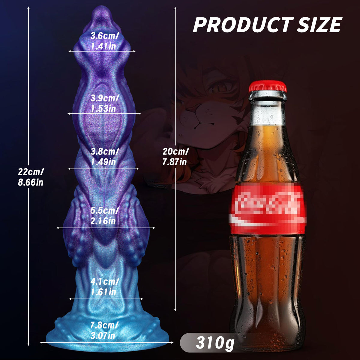 Veydrak™ Premium Silicone Knot Dildo