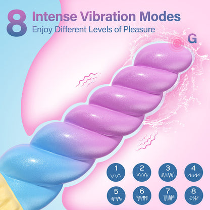 Twisted Bloom™ – Remote-Control Spiral Vibrating Dildo
