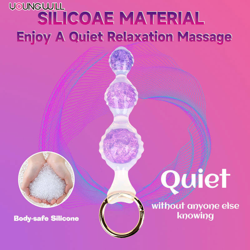 Ripple Crystal Butt Plug | Pink | Textured Jeweled Anal Plug