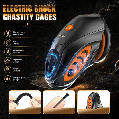 Remote App-Control Chastity Cage – Smart Electro Stimulation Device