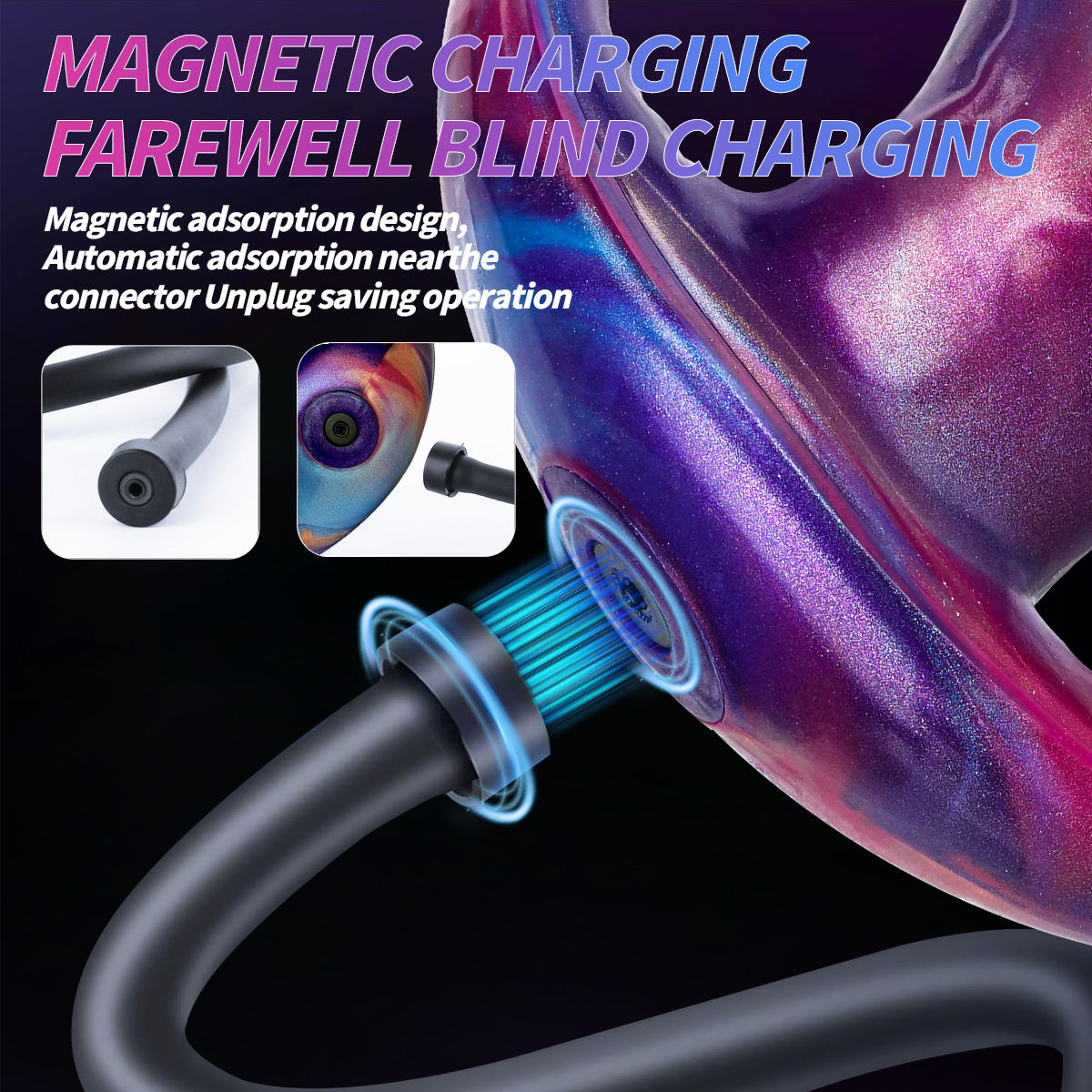 Large Fantasy Magnetic Inflatable Butt Plug Huge
