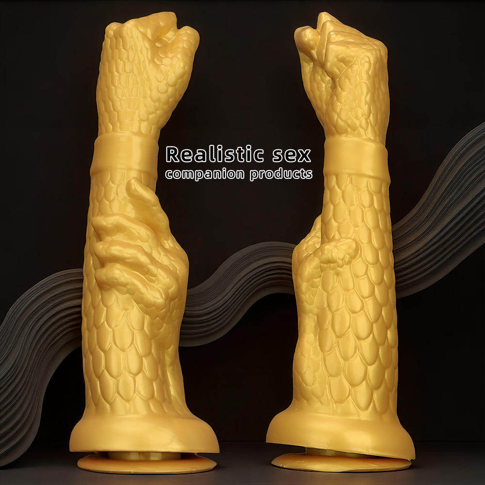 Golden Dragon Scale Silicone Fantasy Toy