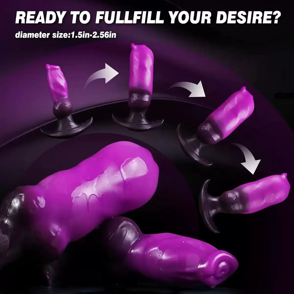 Monster Inflatable Fantasy Dog Knot Dildo