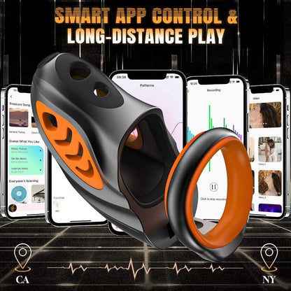 Remote App-Control Chastity Cage – Smart Electro Stimulation Device