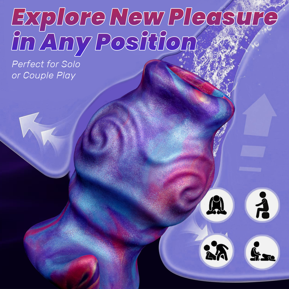Hollow Expanding Silicone Butt Plug – Anal Trainer & Dilator