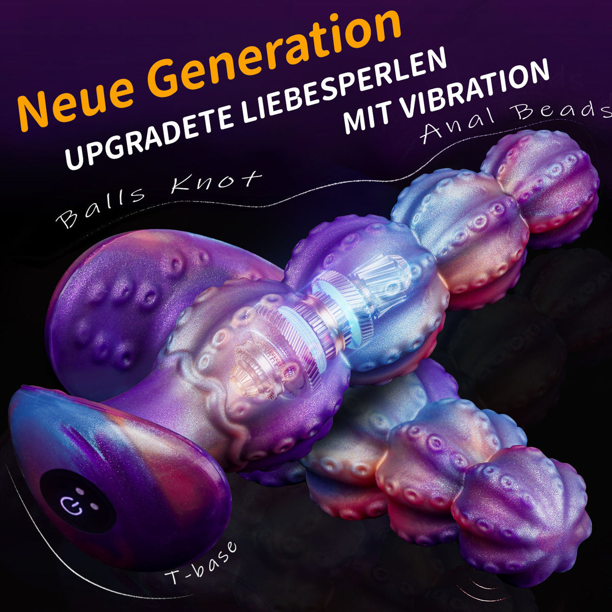 Large Alien Tentacle – Soft Silicone T-Base