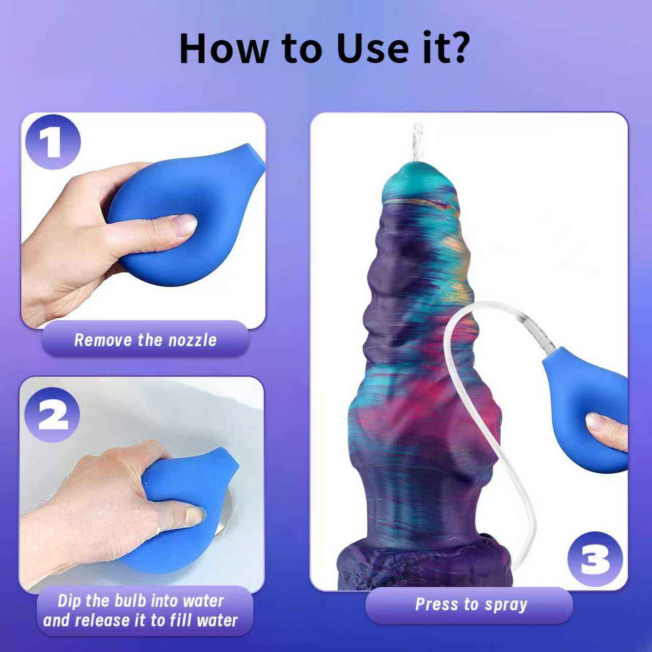 Vortexus Alien Squirting Monster Dildo