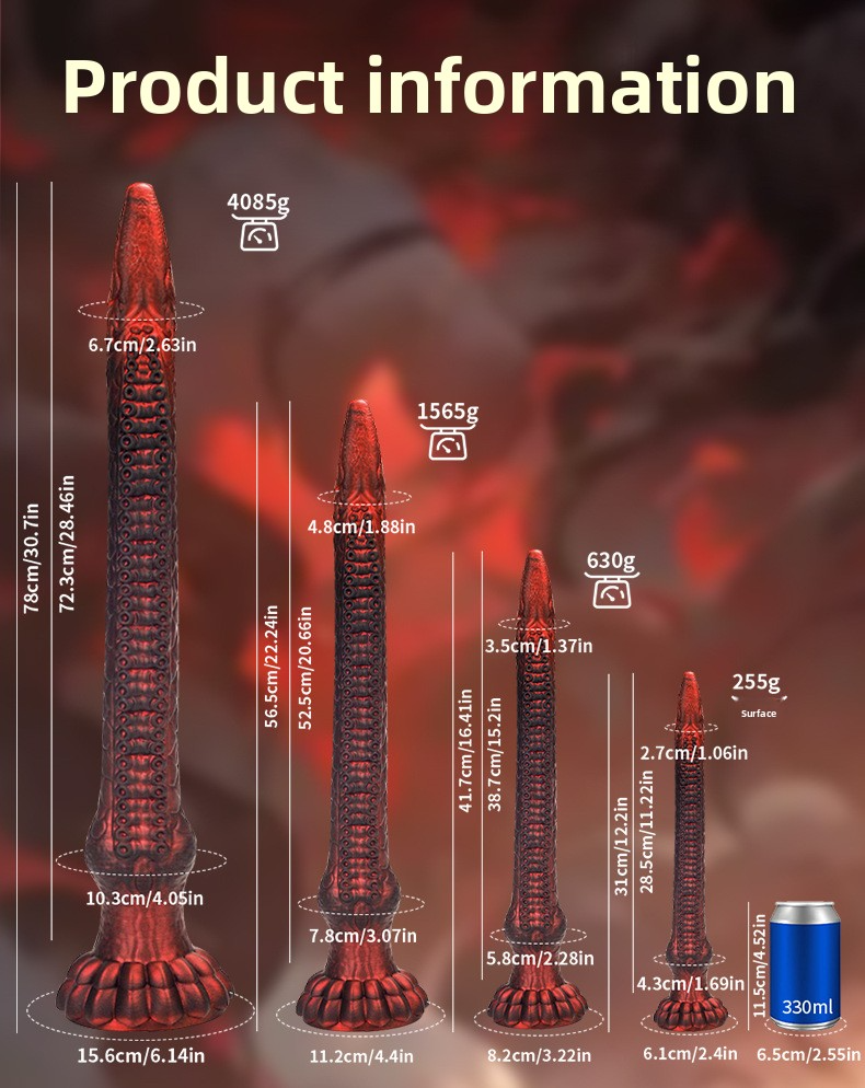 Eel Crimson Tentacle Dildo