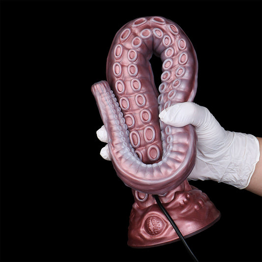Rose Quartz Tentacle Endoscope Monster Dildo