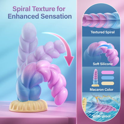 Twisted Bloom™ – Remote-Control Spiral Vibrating Dildo