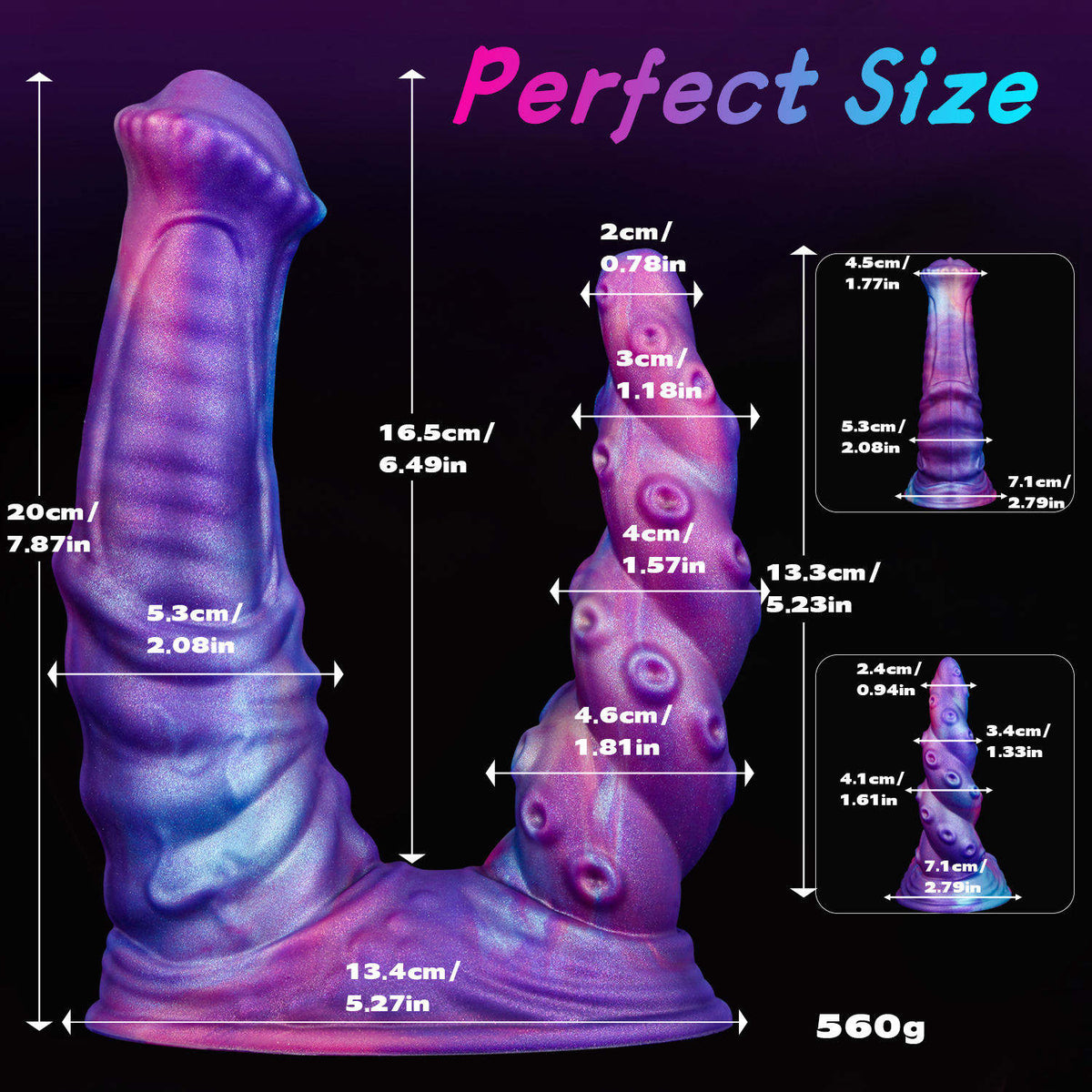 Chimera Twin — Double-Ended Fantasy Dildo