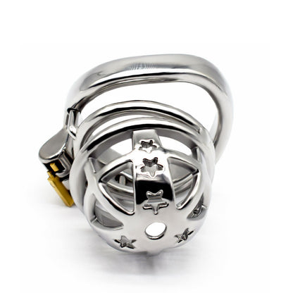 CB Lock Stainless Steel Metal Chastity Cage