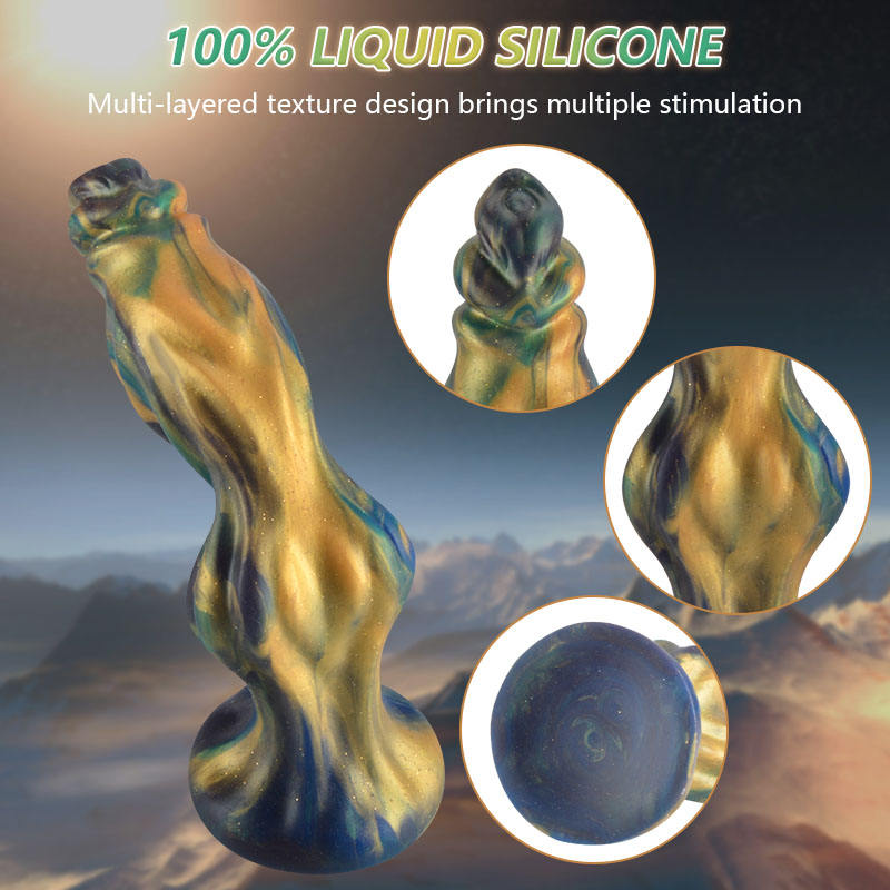 Golden Ocean Twisted Fantasy Dildo