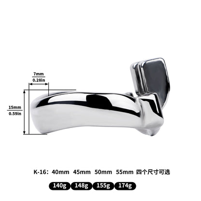FRRK-265 Thickened Flat Heavy Chastity Cage